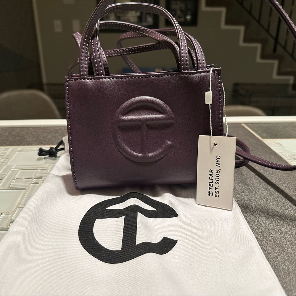 TelFar Mini Bag (Eggplant) NWT!!